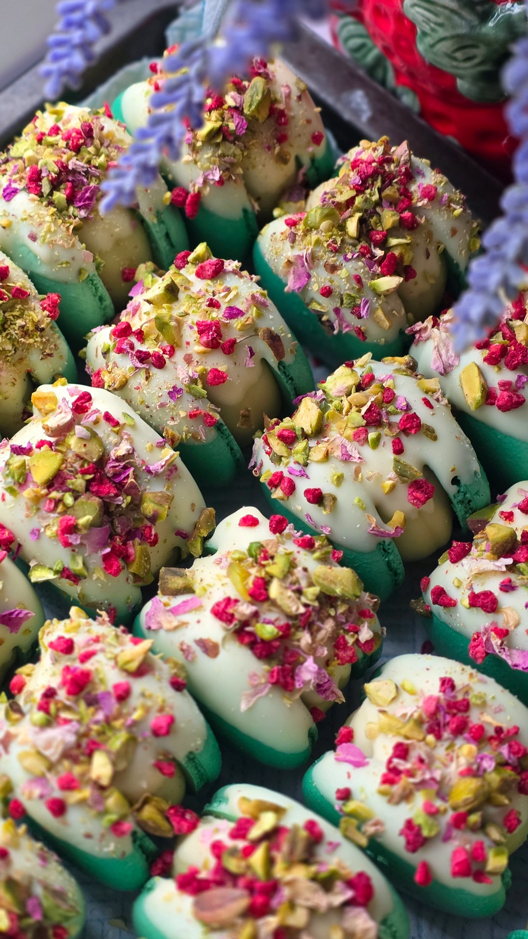 Pistachio Raspberry